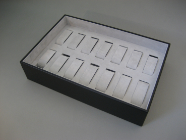 Tablett für 2 x 7  Uhren auf Spangen