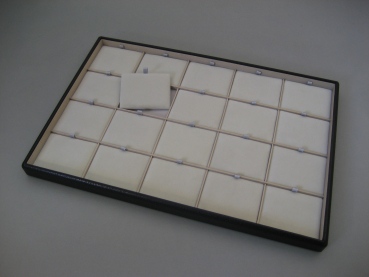 Tablett für 20 Broschen etc.