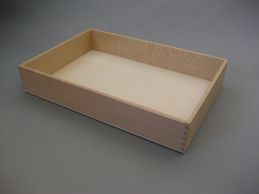 Tray, beechwood, height 60 mm