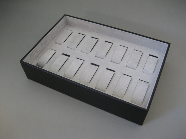 Tablett für 2 x 7  Uhren auf Spangen