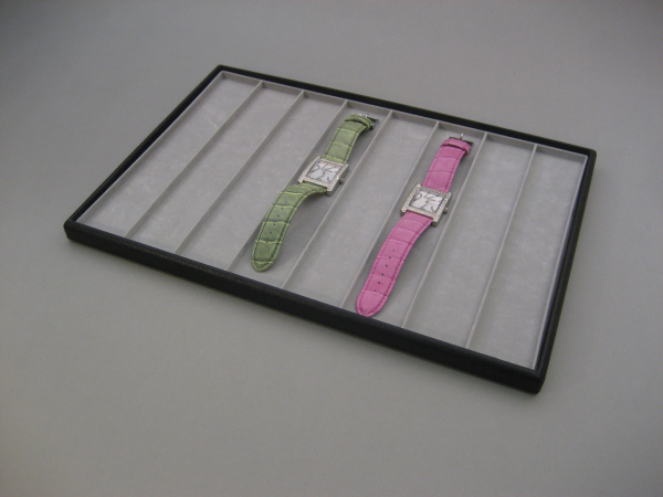 Tablett mit tiefgezogenem Einsatz, 8 Fächer