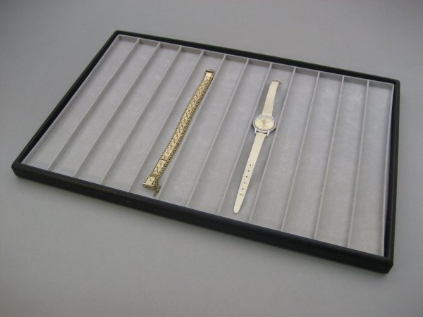 Tablett mit tiefgezogenem Einsatz, 12 Fächer